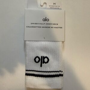 Alo Half Crew Socks NWT